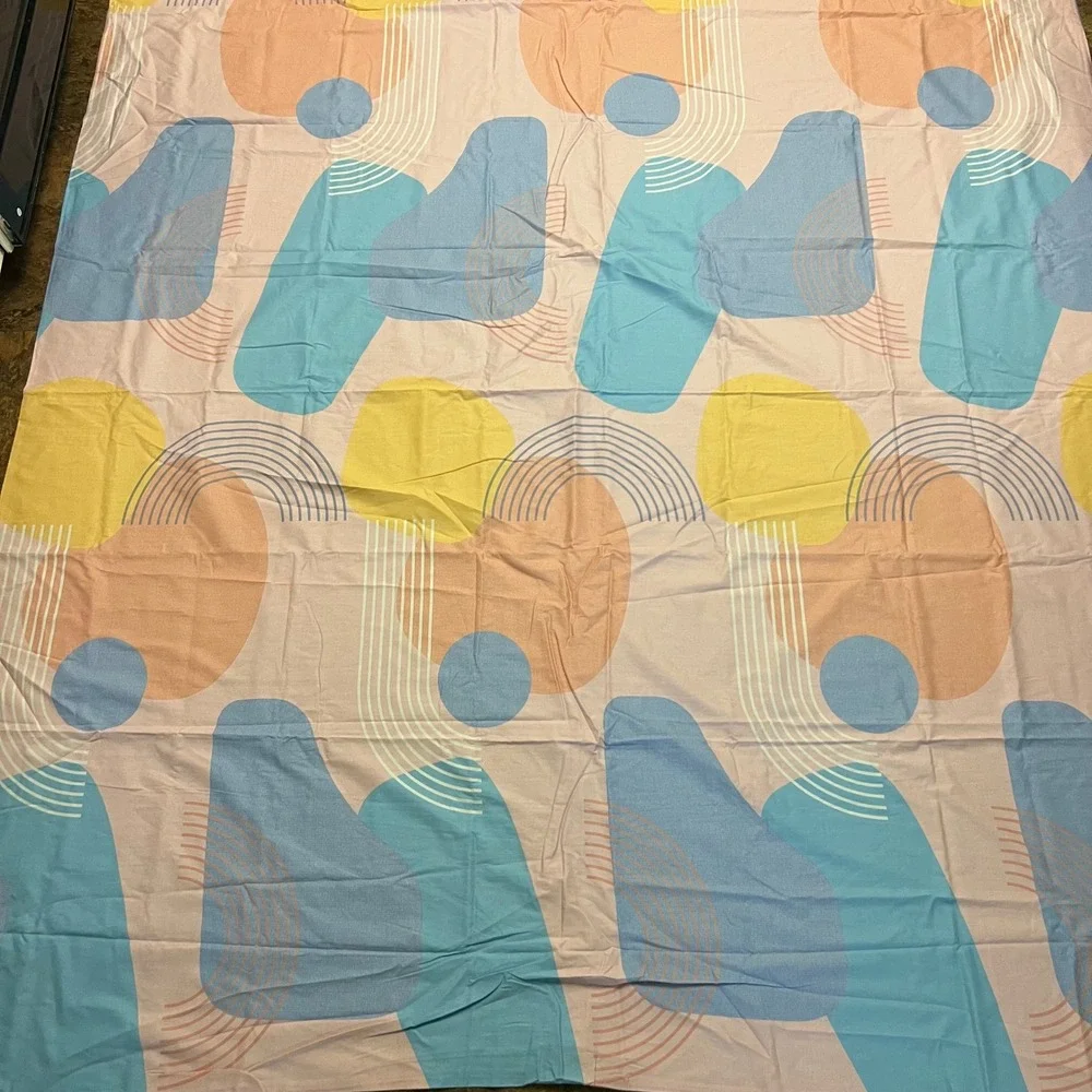 Saphreas MCM Look‎ Luxury Living Full Cotton Duvet Cover Pink Blue Peach NEW
